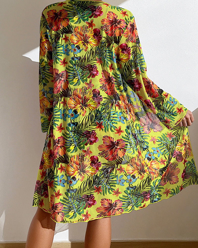 Gemma Floral Skirted Bikini Set