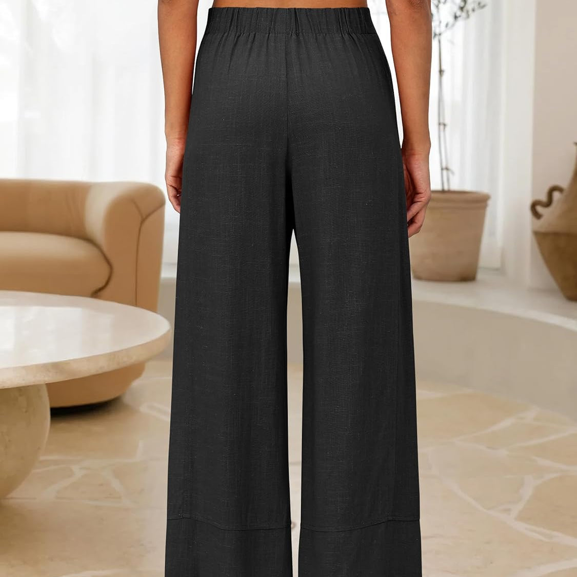 Evelyn Lightweight Wide Leg Pants
