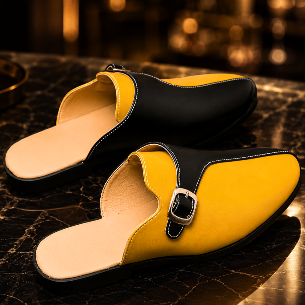 Monaco Buckle Mule