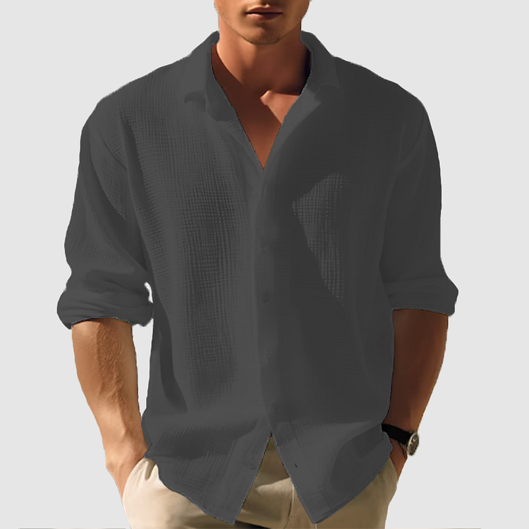 Lucas Carter Waffle Shirt