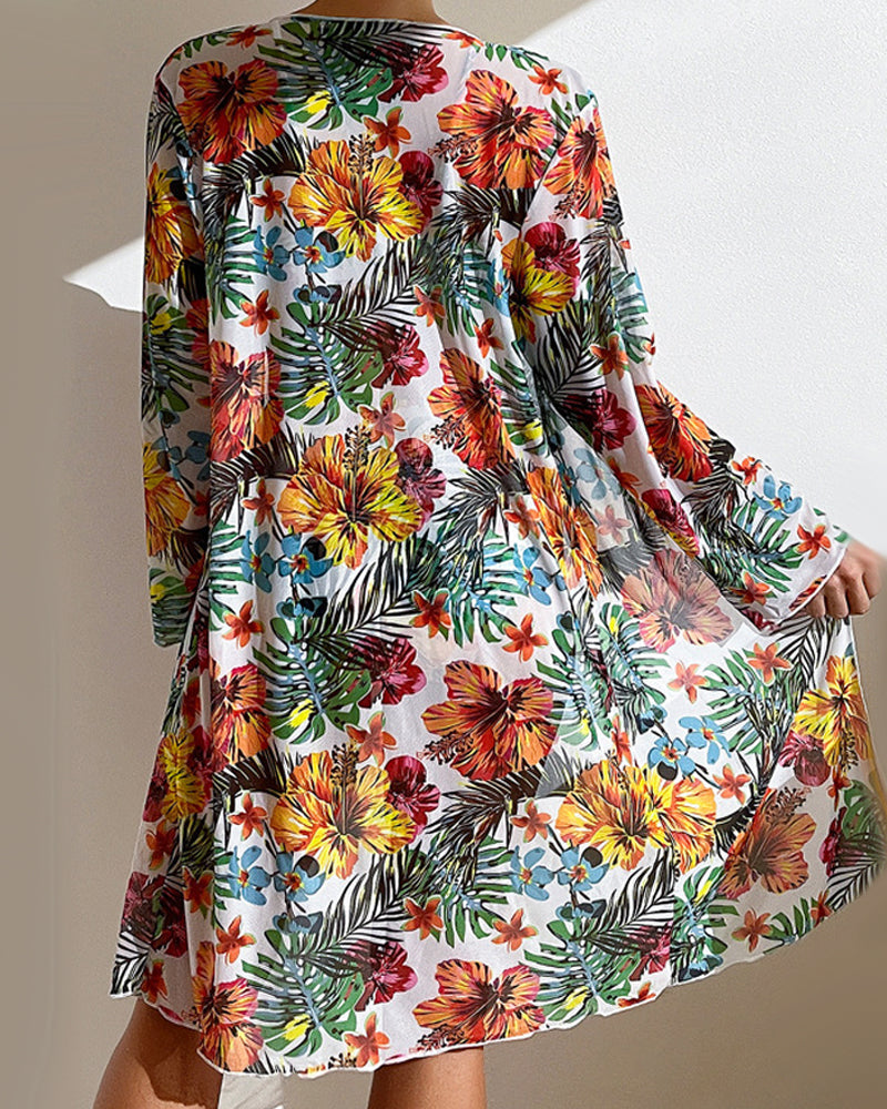 Gemma Floral Skirted Bikini Set