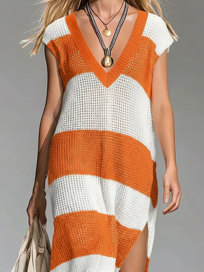 Ava Monroe Lightweight V-Neck Maxi Dress