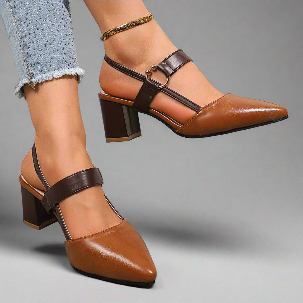 Valeria Genuine Leather Heels