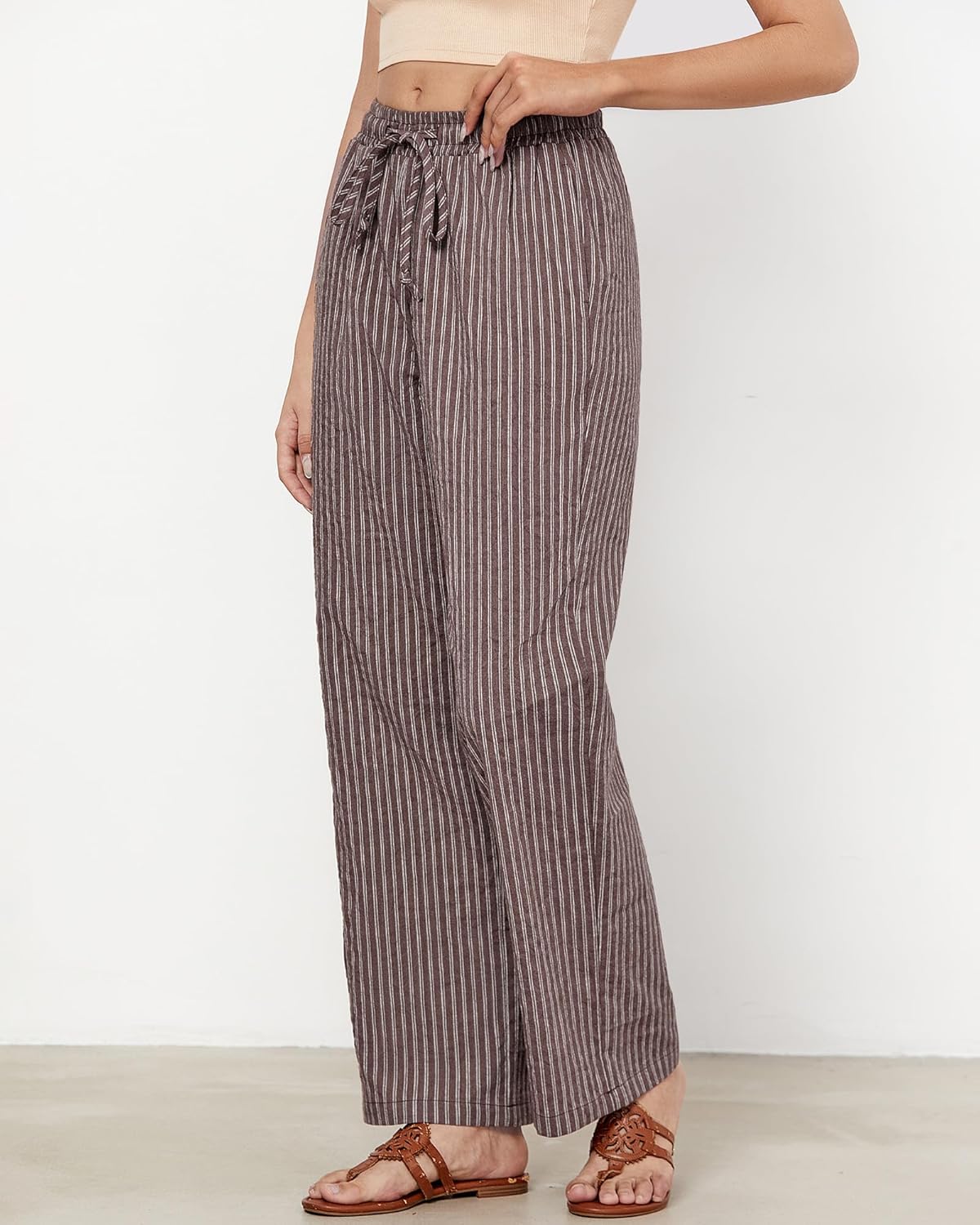 Violet Parker Striped Relaxed Pants