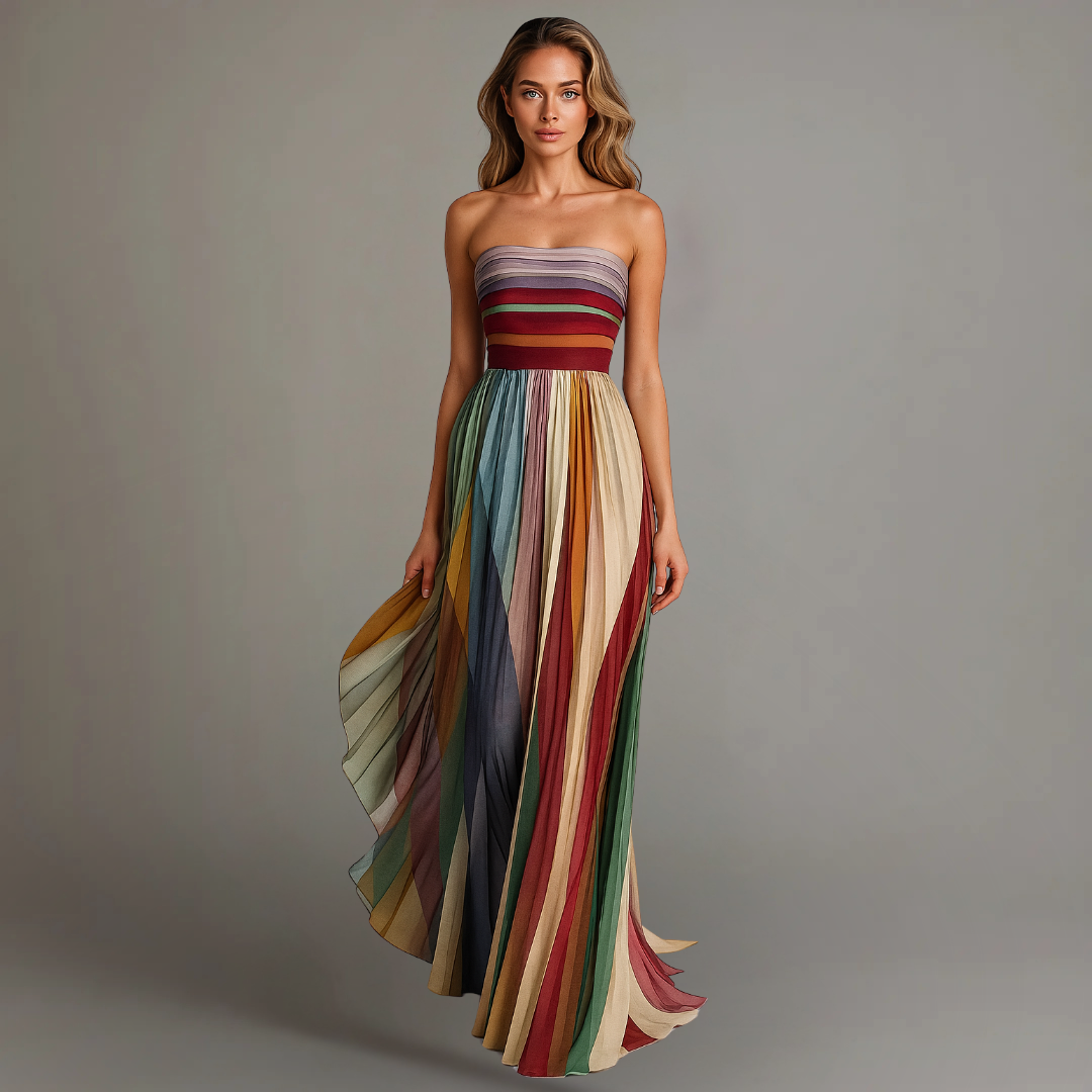 Scarlett Hayes Pleated Maxi Dress