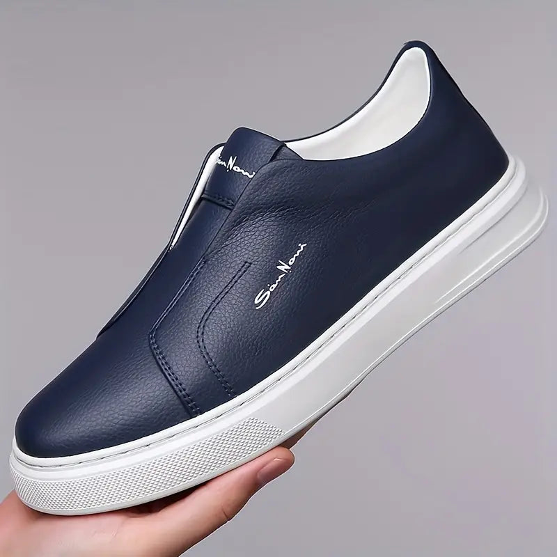 Logan Pierce Leather Sneakers