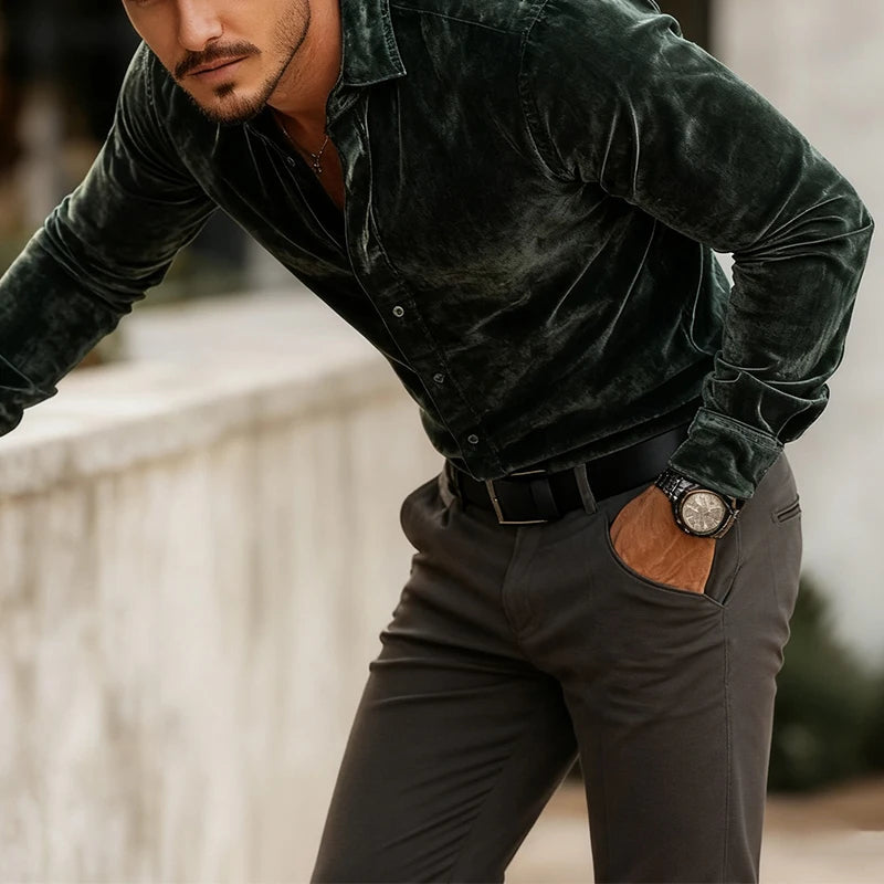 Jerome Luxe Velvet Shirt
