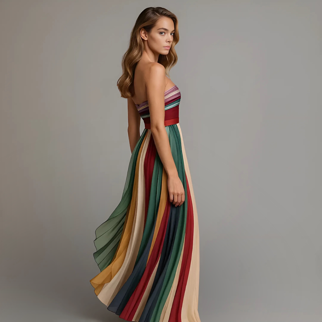 Scarlett Hayes Pleated Maxi Dress