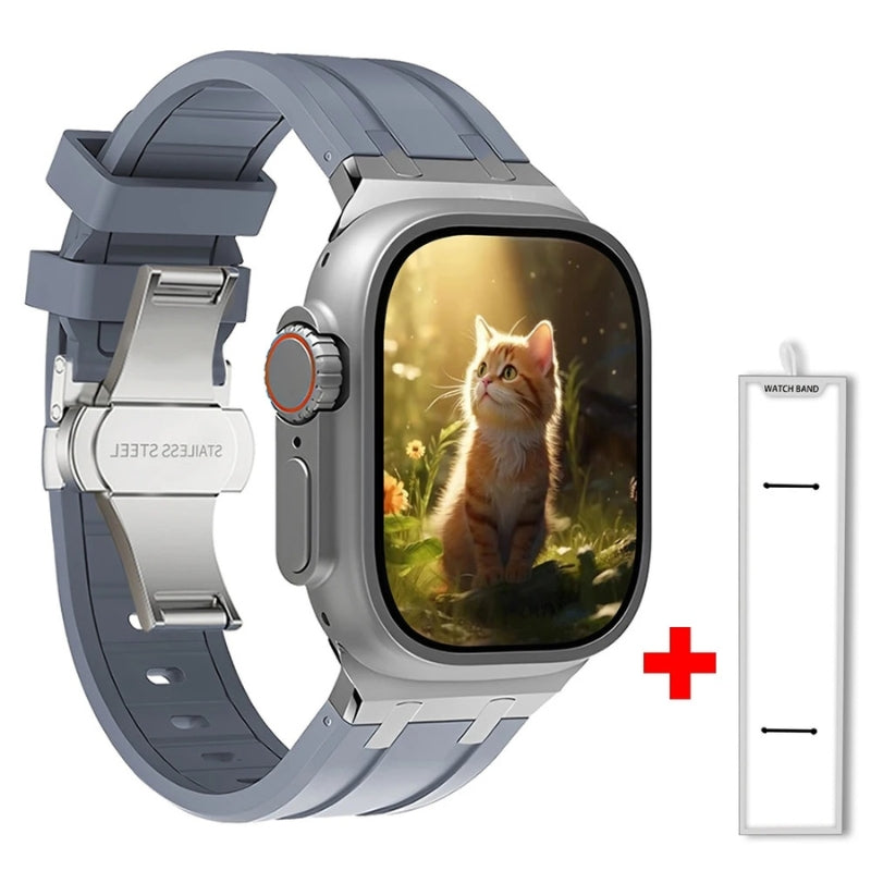 TitaniumGrip Silicone Apple Watch Band
