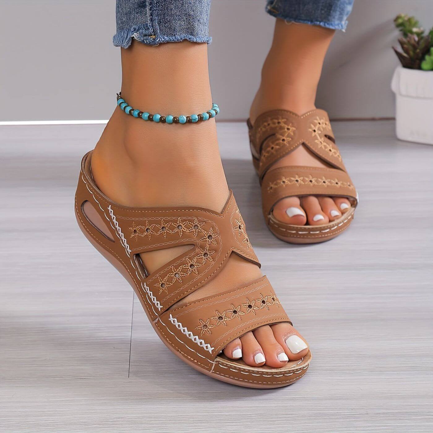 Sophia Grace Slip-Resistant Orthopedic Sandals