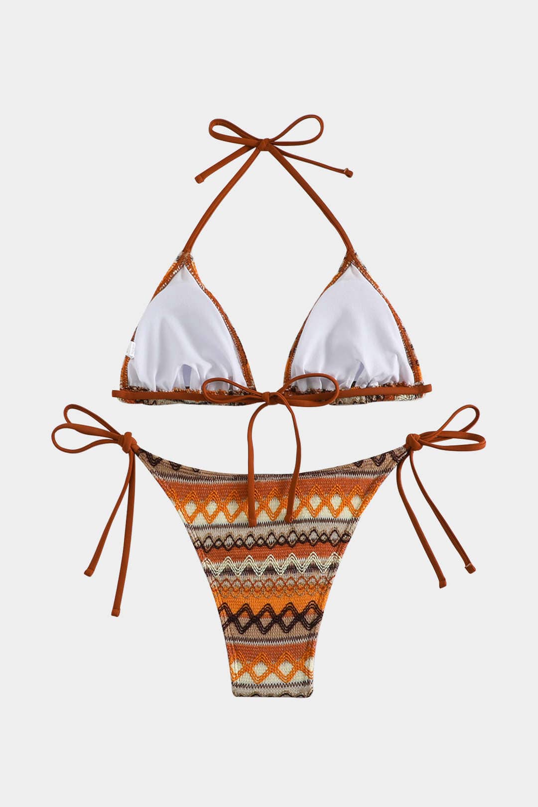 Mia Boho Print Triangle Bikini
