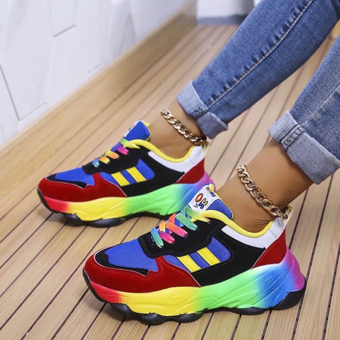 Mia Harper Vibrant Orthopedic Sneakers