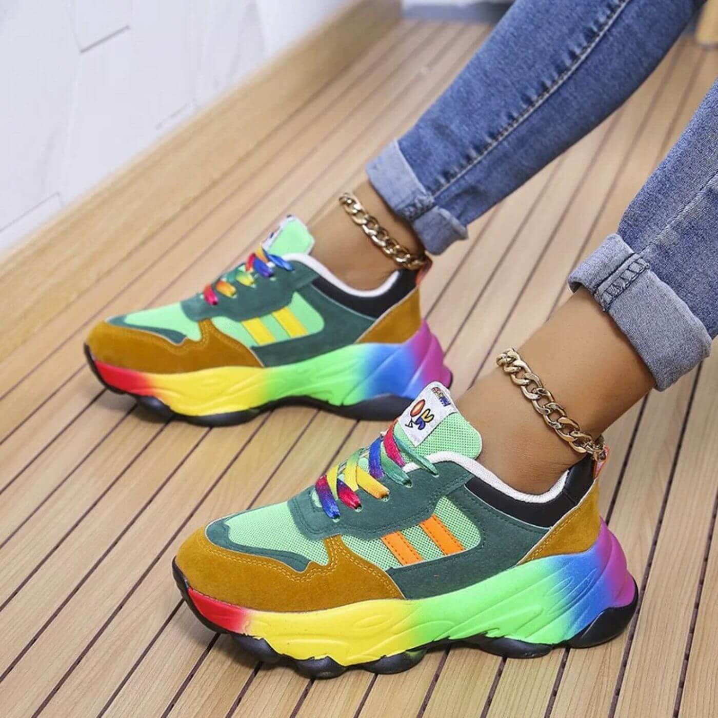 Mia Harper Vibrant Orthopedic Sneakers