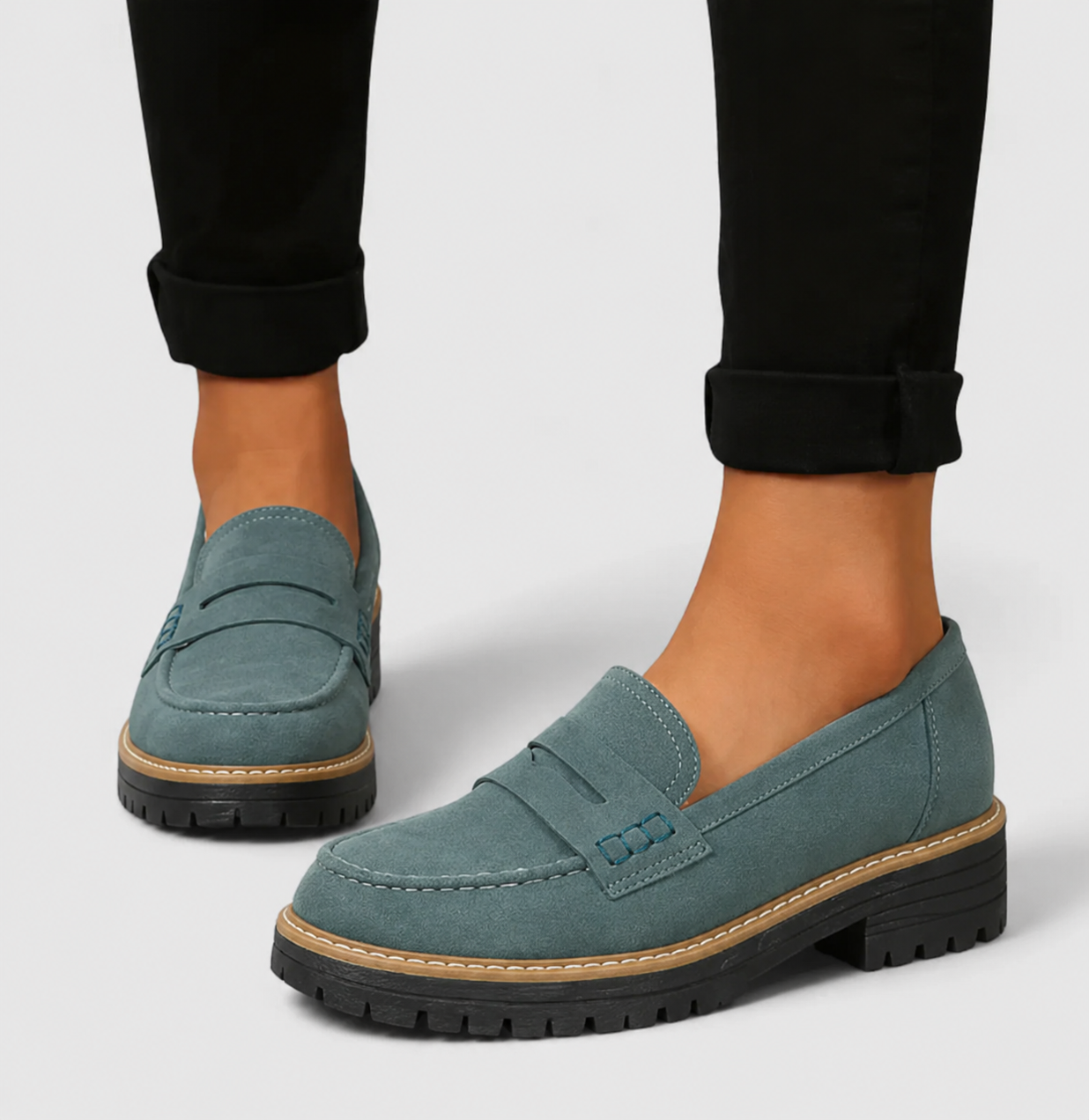 Audrey Stone Orthopedic Comfort Loafers