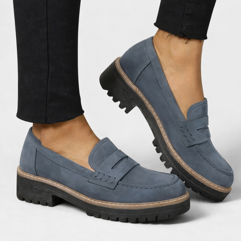 Audrey Stone Orthopedic Comfort Loafers