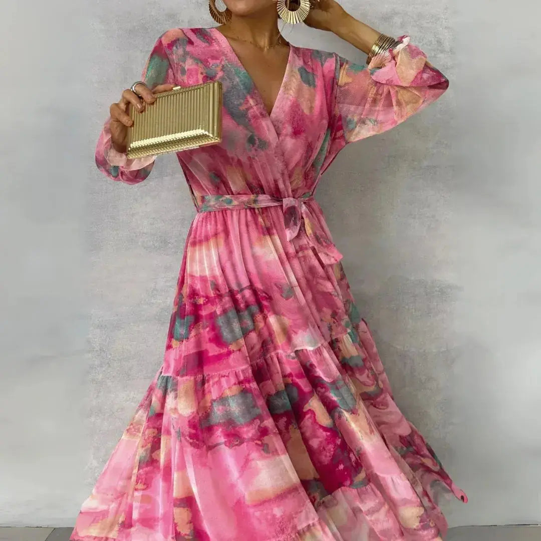 Emma Rose V-Neck Maxi Dress