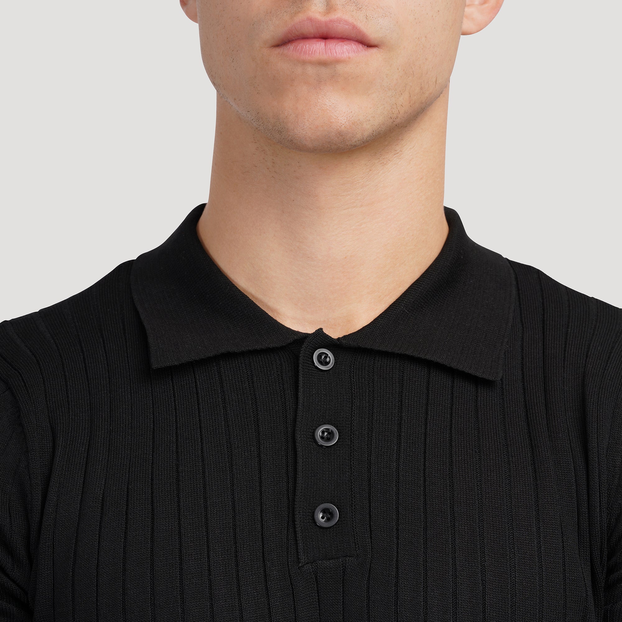 LANGFORD Knitted Polo Shirt