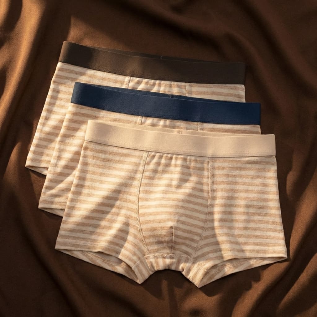 Miles Heritage Stripe Organic Cotton Boxer Briefs_2
