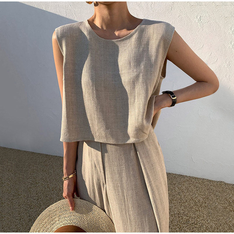 Celeste Sleeveless Relaxed Summer Set
