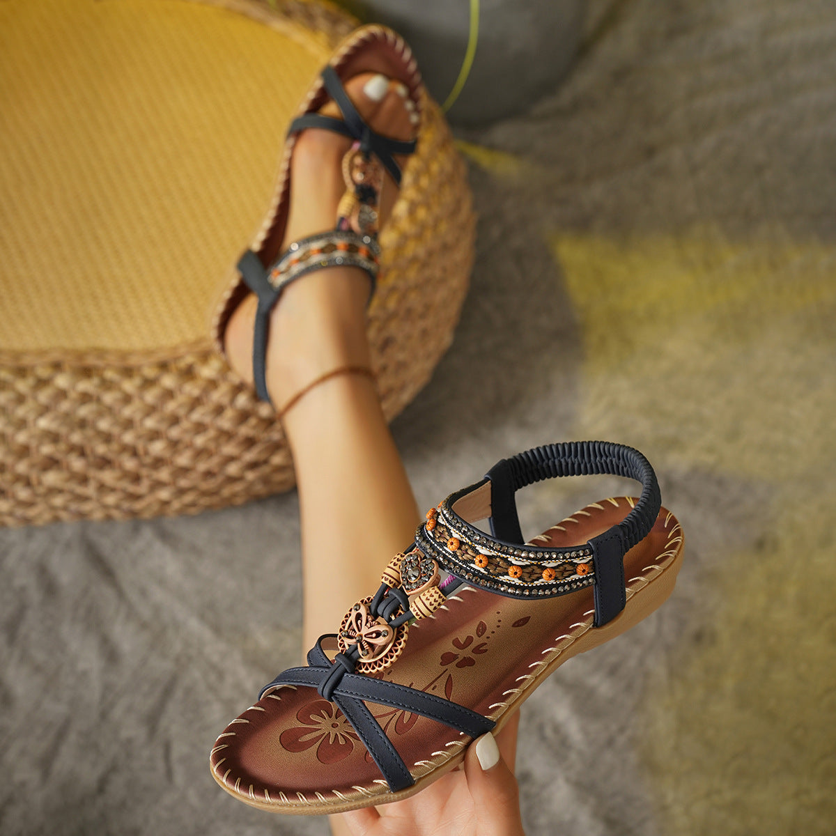 Sophia Grace Beaded Sandals