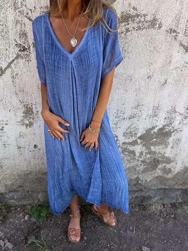 Olivia Grace V-Neck Maxi Dress