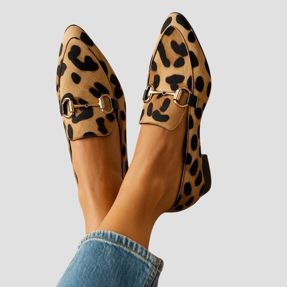 Harper Orthopedic Animal Print Loafers
