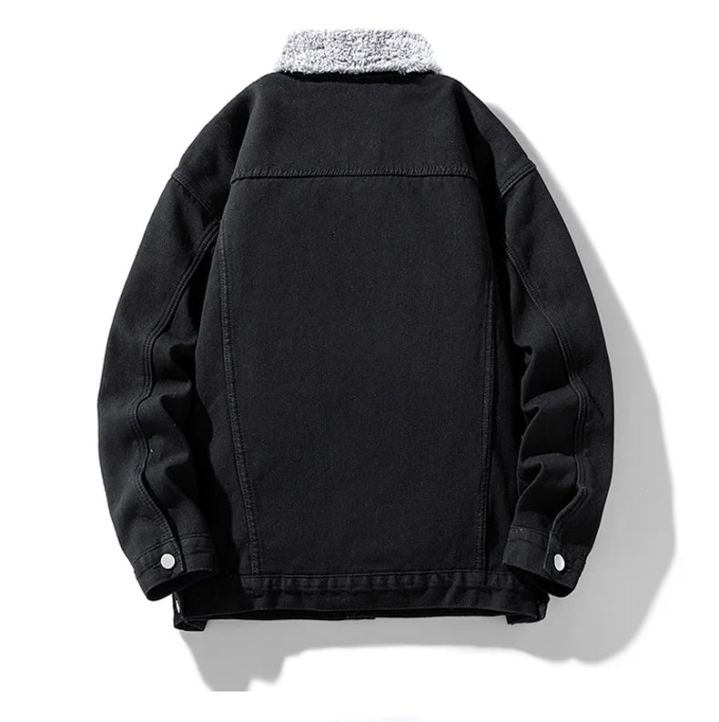 Tom Pierson Denim Fleece Jacket