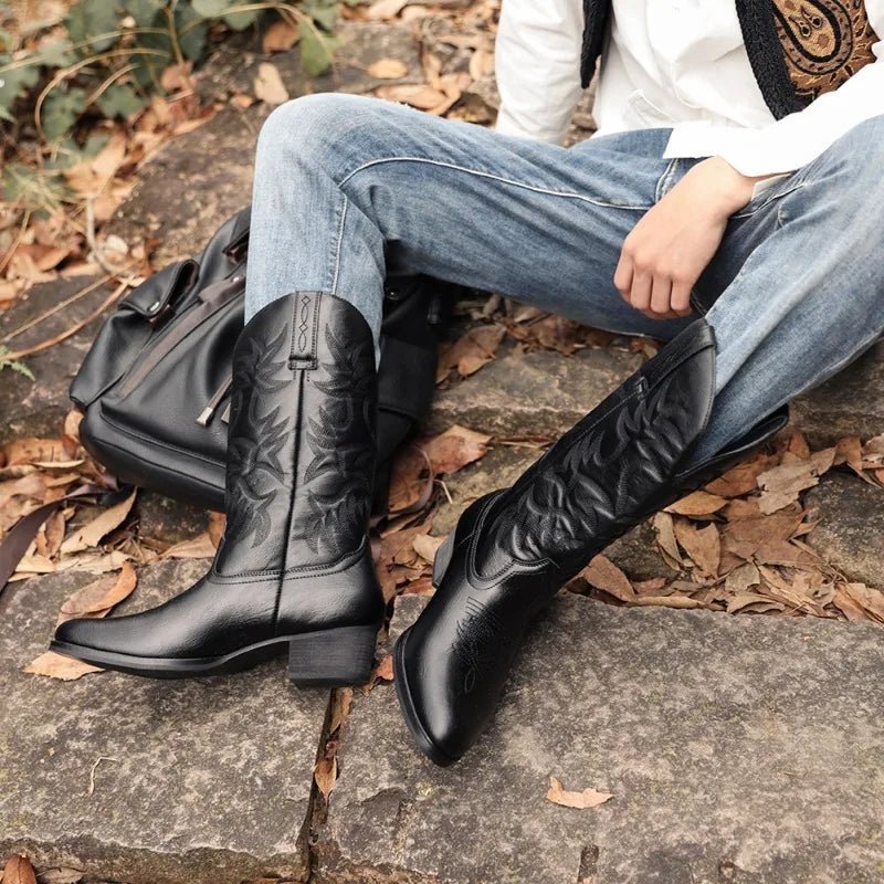 Austin Reed Classic Western Cowboy Boots