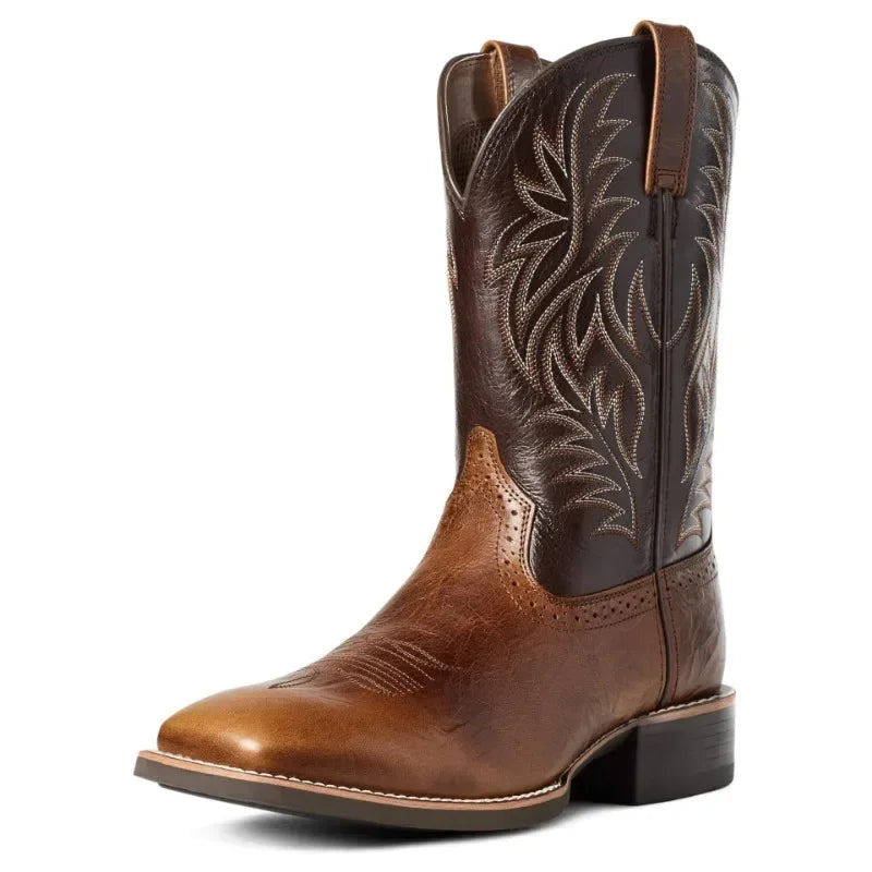 Logan Reed Cowboy Boots With Classic Pull-On Design