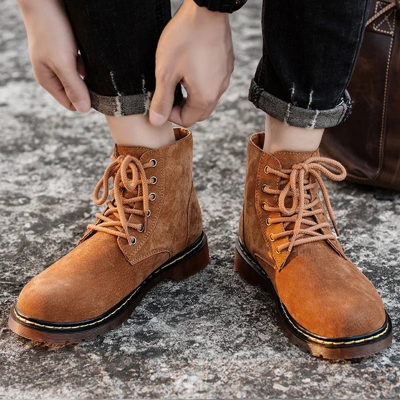 Montreal Suede Leather Boots