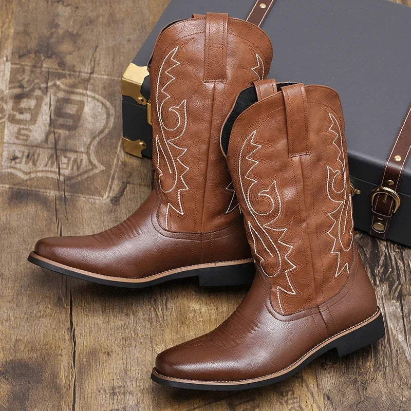 Lucas Carter Western Cowboy Boots