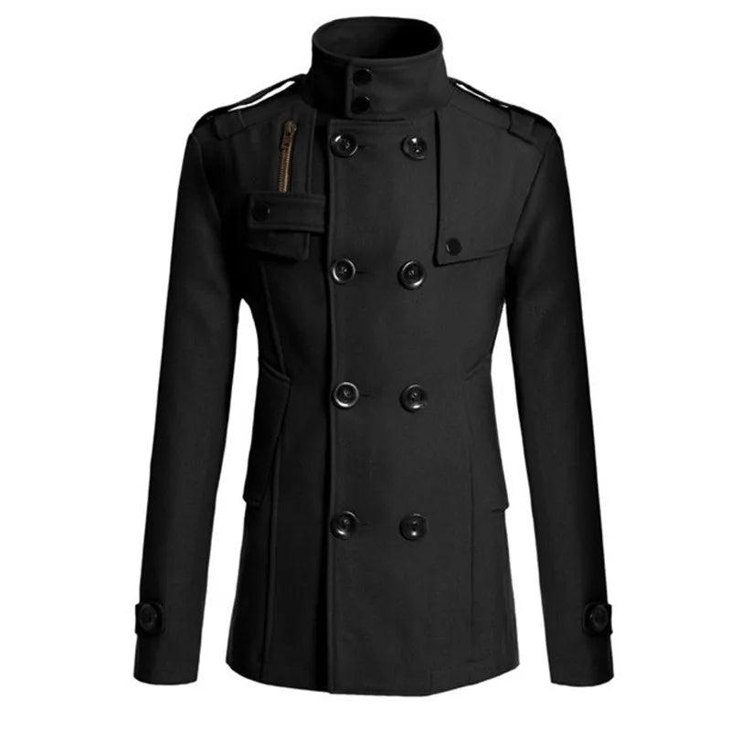 William Stone Double-Breasted Coat