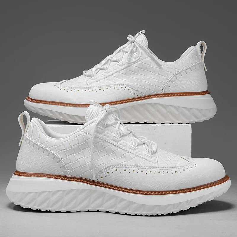 Logan Pierce Textured Sneakers