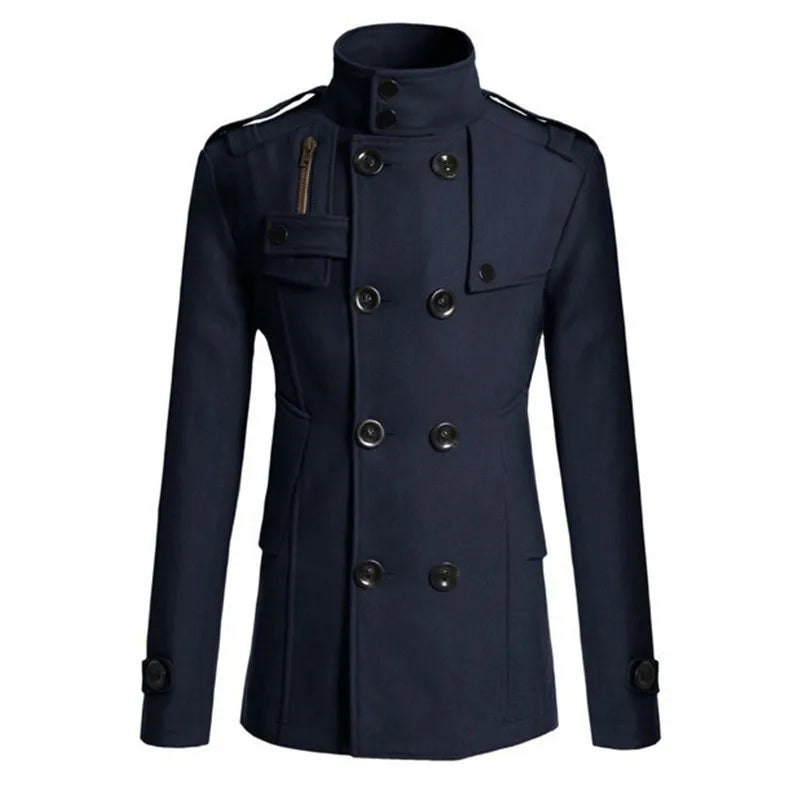 William Stone Double-Breasted Coat