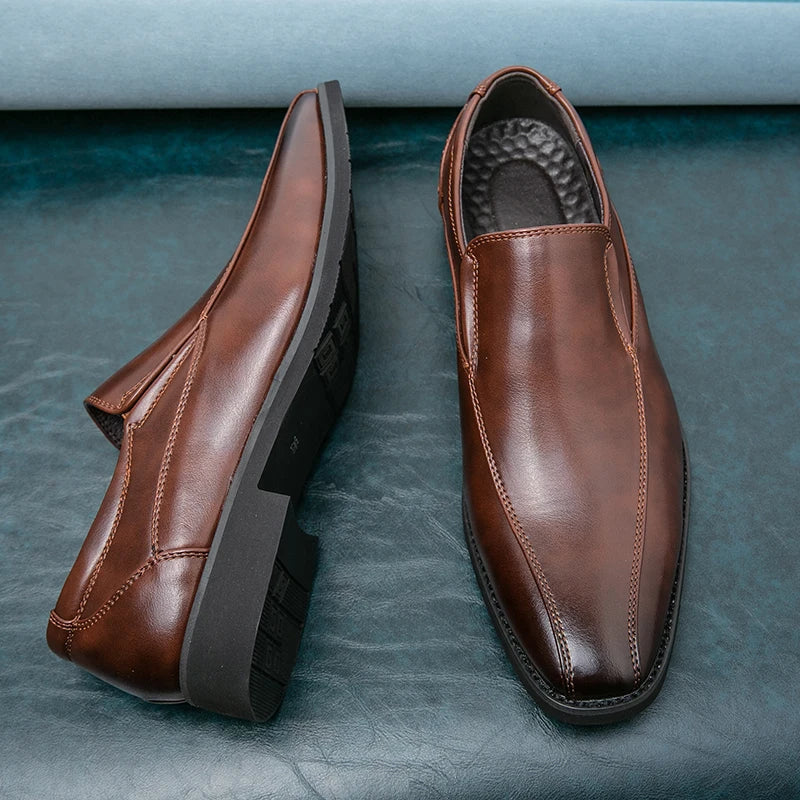 William Stone Leather Loafers