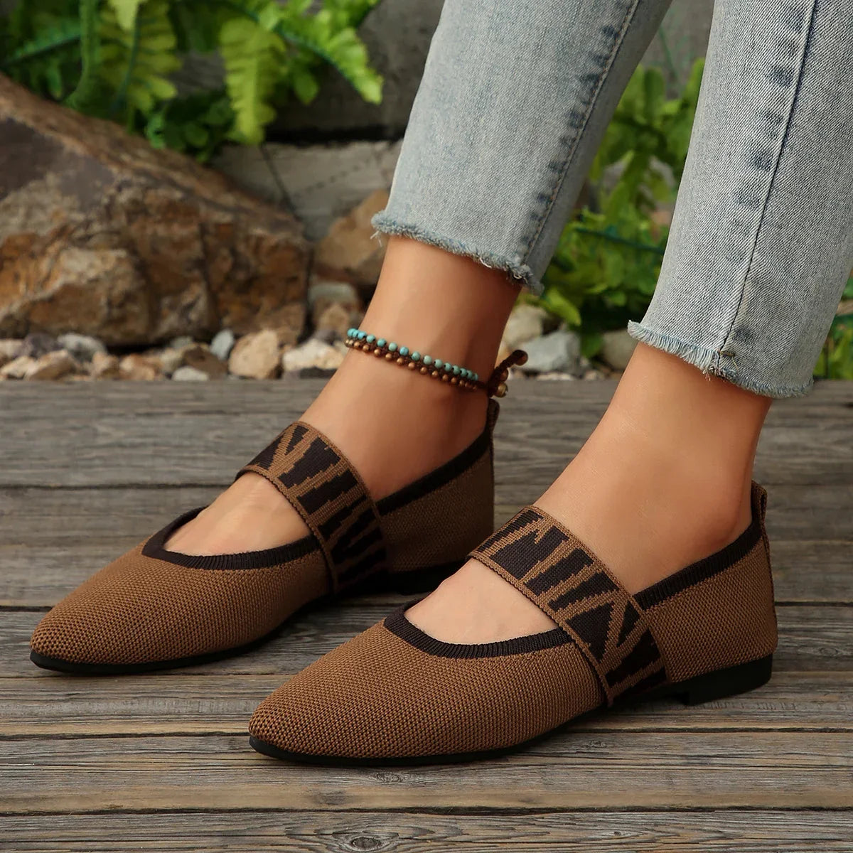 Sienna Monroe Knit Flats