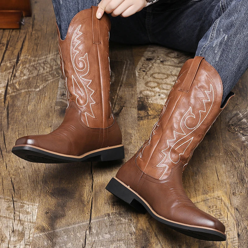Lucas Carter Western Cowboy Boots