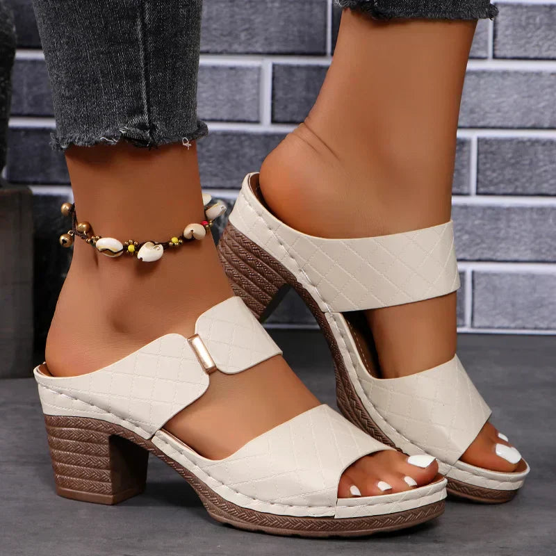 Olivia Lane Arch Support Heeled Sandals