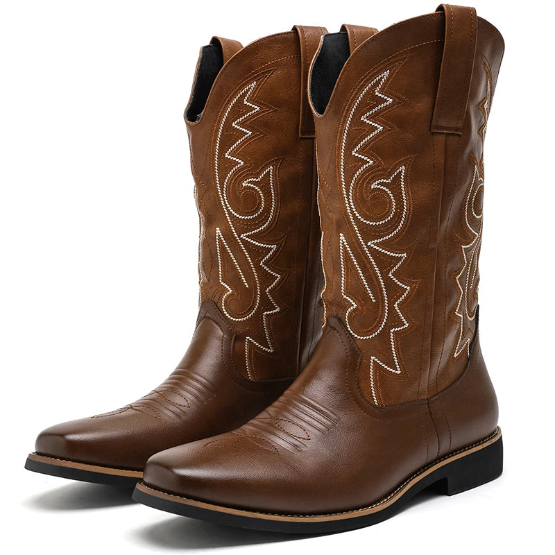 Lucas Carter Western Cowboy Boots