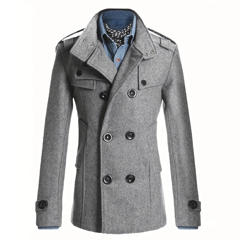 William Stone Double-Breasted Coat