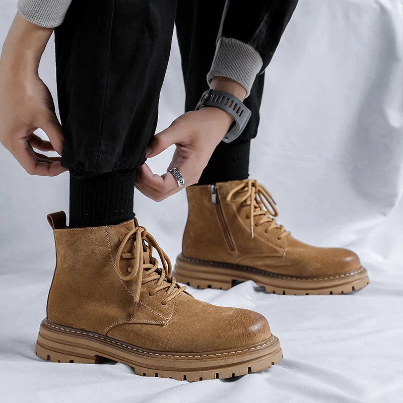 Jack Harrington Leather Ankle Boots