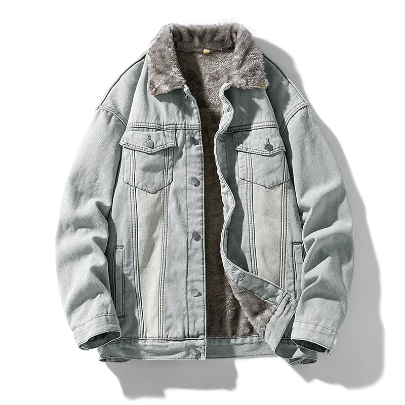 Tom Pierson Denim Fleece Jacket