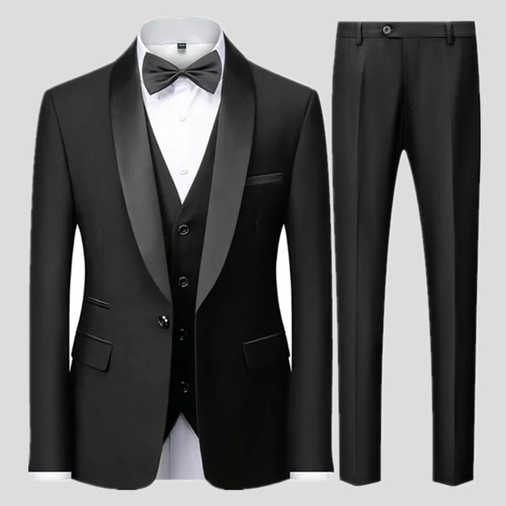 Kingsley Tuxedo Three-Piece Suit