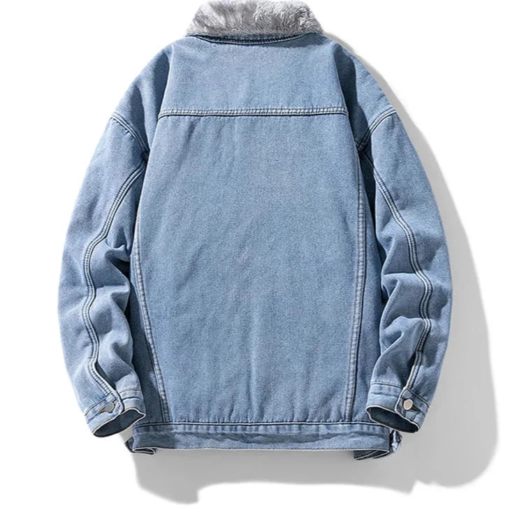 Tom Pierson Denim Fleece Jacket