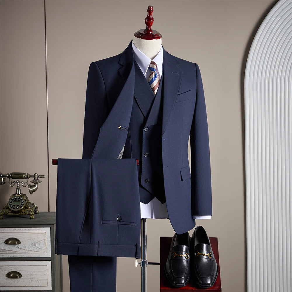 James Harrington Three-Piece Tailored Suit