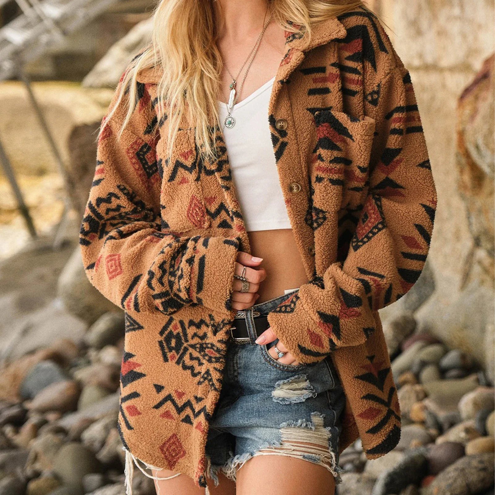 Camille Sherpa Jacket