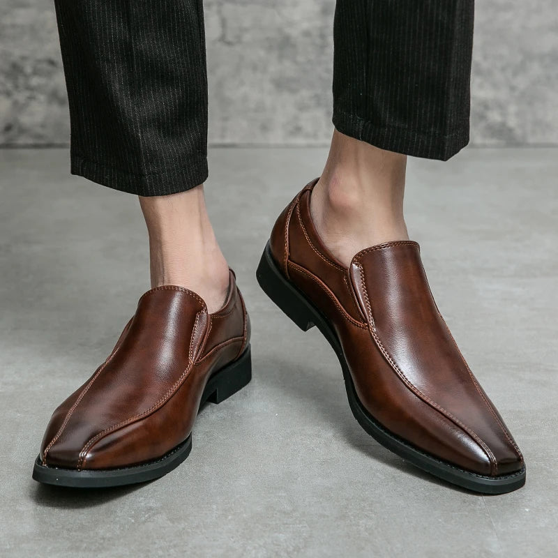 William Stone Leather Loafers