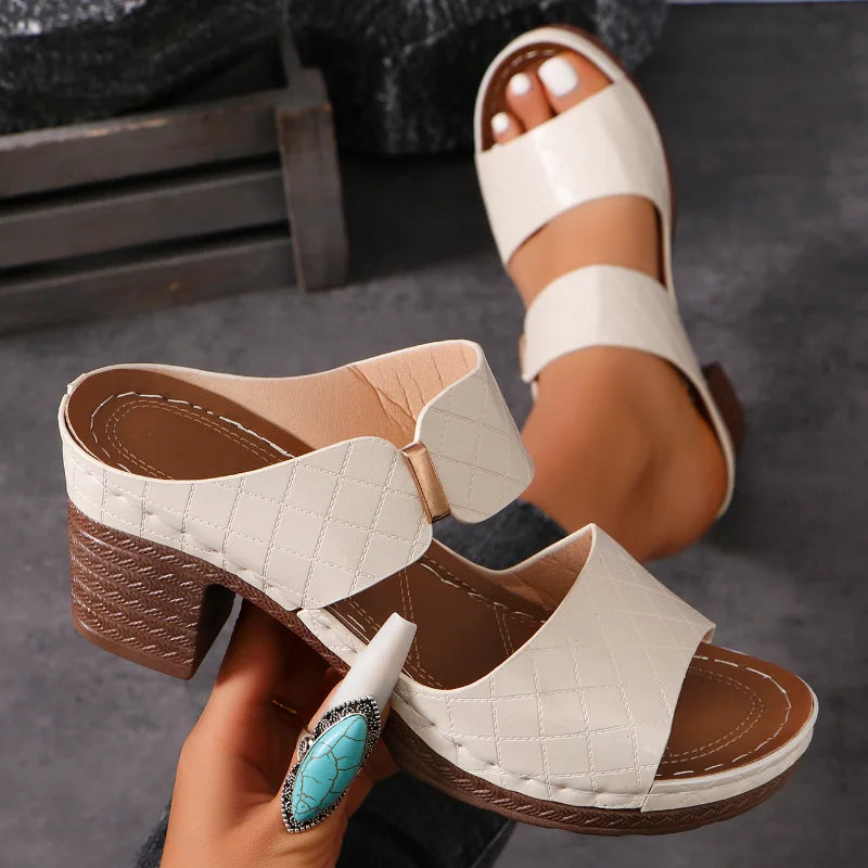 Olivia Lane Arch Support Heeled Sandals