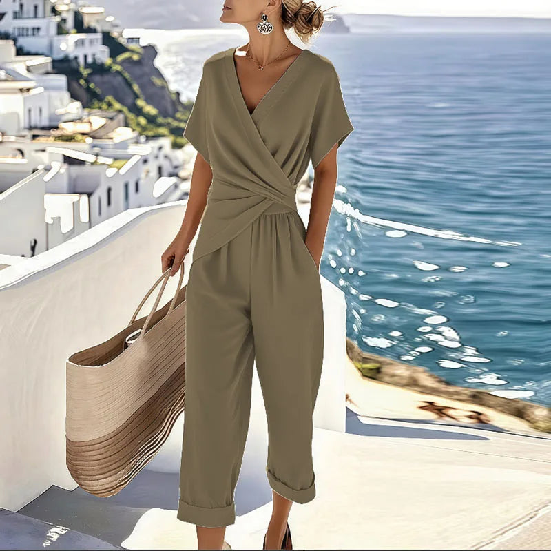 Charlotte Reed Draped Midi Dress