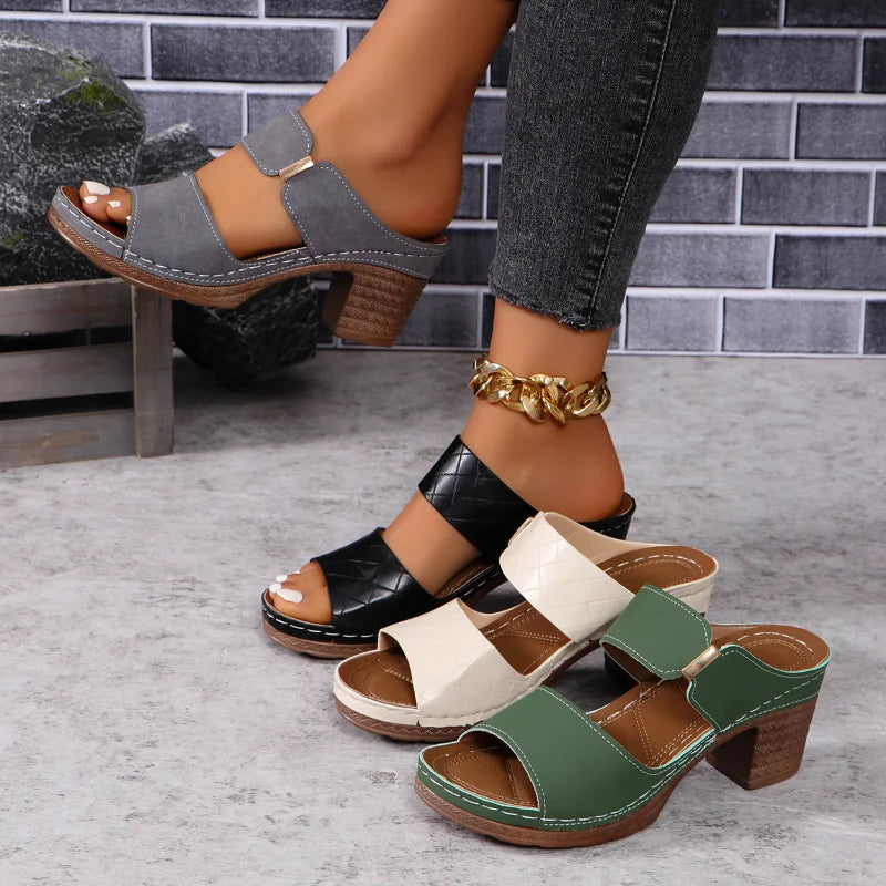 Olivia Lane Arch Support Heeled Sandals
